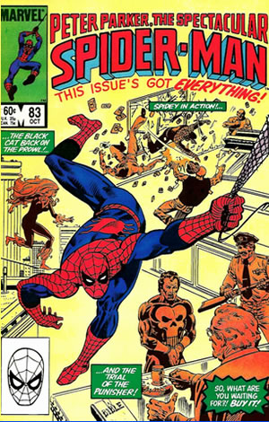 cover of spectacular spider-man 83