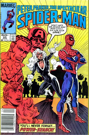 cover of spectacular spider-man 89