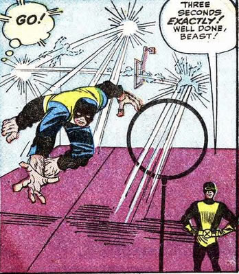 x-men : beast in the danger room