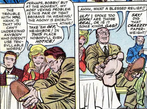 x-men : hank in a jazz bar