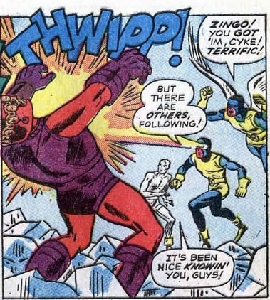 x-men : cyclops takes down a sentinel