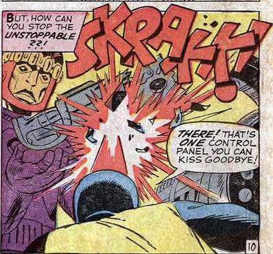x-men : cyclops destroys sentinel metal equipment