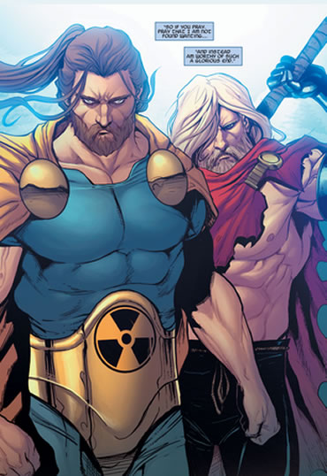 Hyperion and Thor