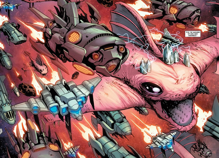 United armada on its way against Earth