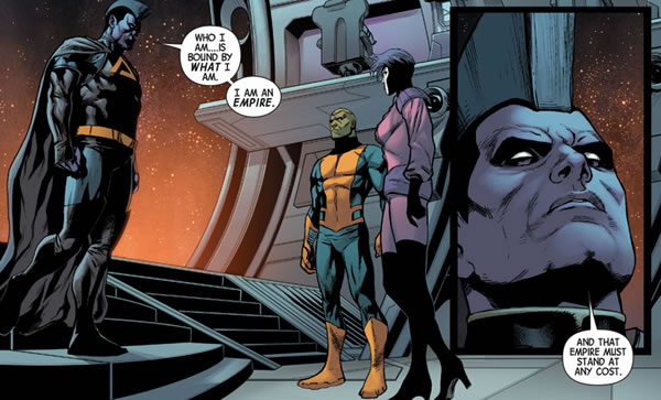 Gladiator must do the ignoble for the Shi'ar Empire's survival