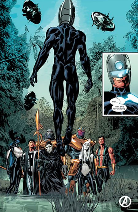 The Cabal meet the Reed Richards of the Ultimates universe