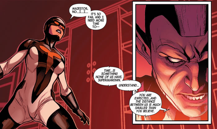 Smasher is being recalled to the Shi'ar Imperial Guard part the second