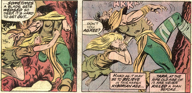 Tara fights Clawfoot part the second