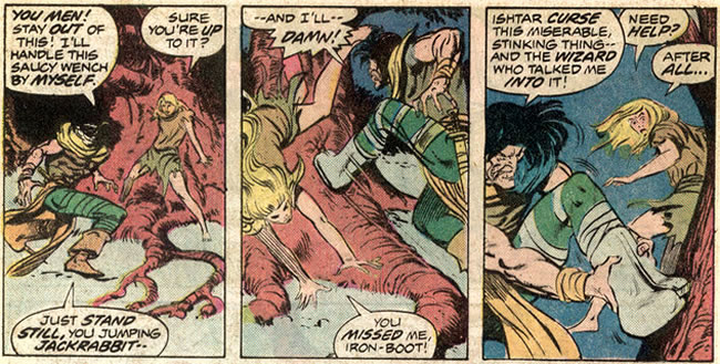 Tara fights Clawfoot part the first