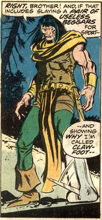 Clawfoot is well named