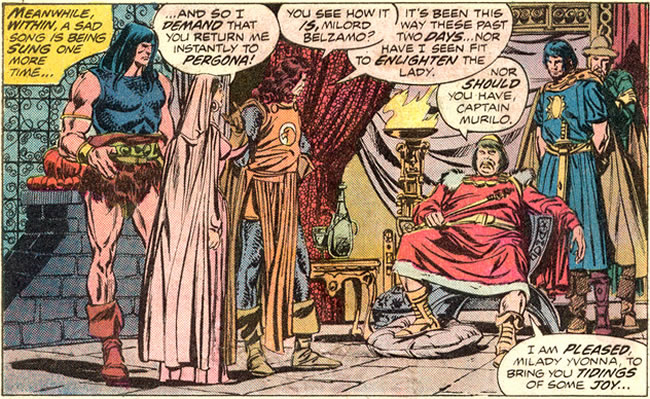 The throne room of Ronocco