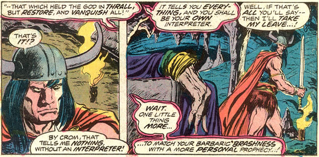 The prophecy of the Oracle of Ronoco
	part the second