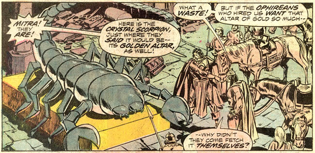 The Crimson Company finds the scorpion tomb