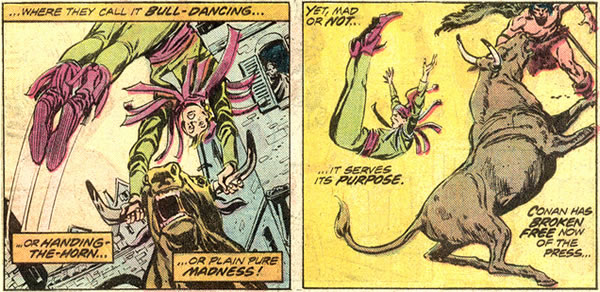 Tara of Hanumar demonstrating her acrobatic skill