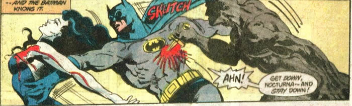 The Night Slayer slashes Batman