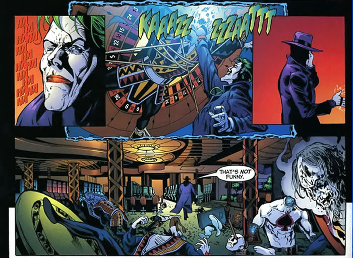 Joker asking why he wasn't invited to the party part 
	the second