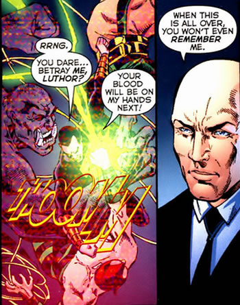 Black Adam betrayed by Luthor