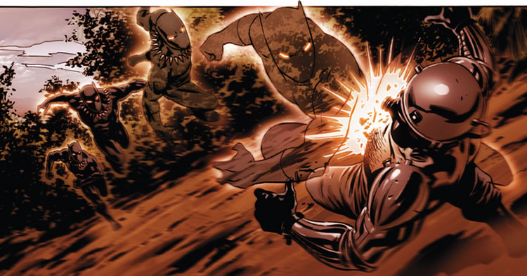 The Black Panther attacks