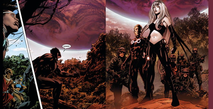 Black Panther discovers an incursion