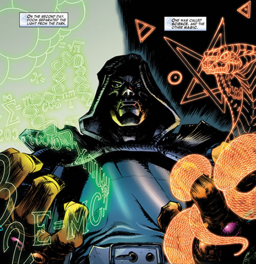 Doom creates a universe of science and magic