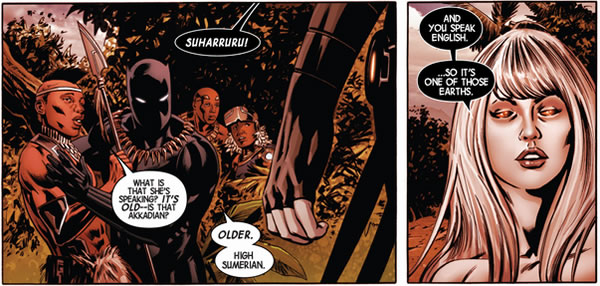 The Black speaks in High Sumerian