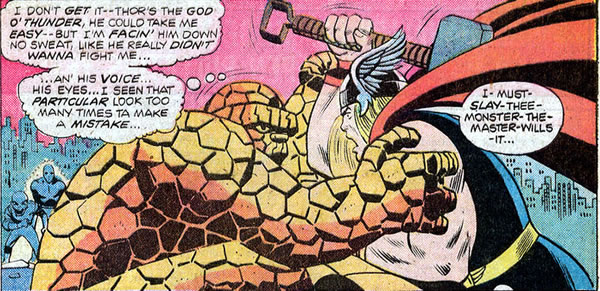 Thing vs. Thor