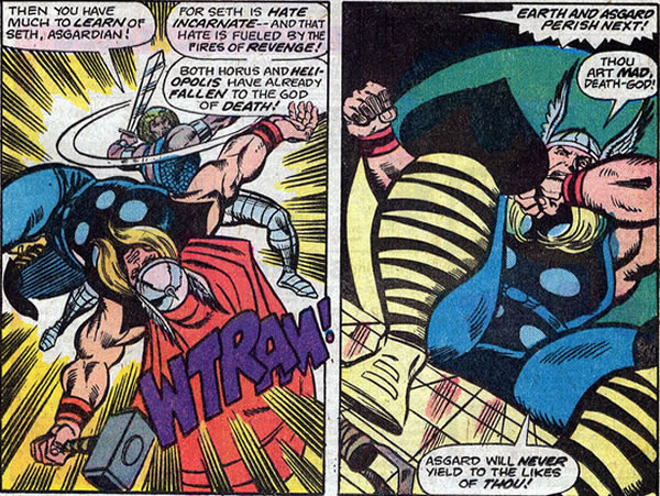 Seth gets the better of Thor
