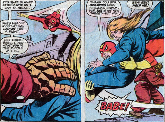 Spider-Woman kidnaps Alicia Masters