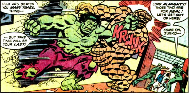 Hulk vs Thing lite edition