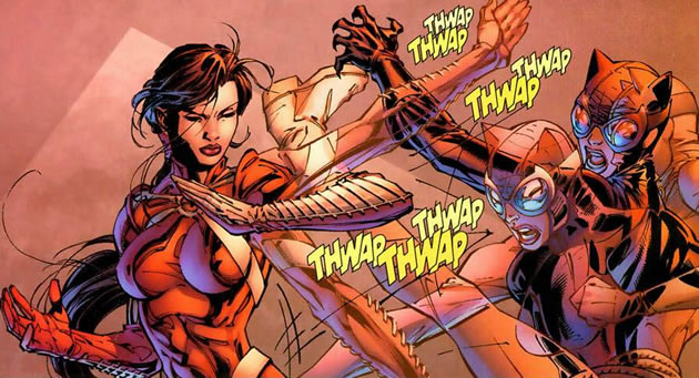 lady shiva vs. catwoman