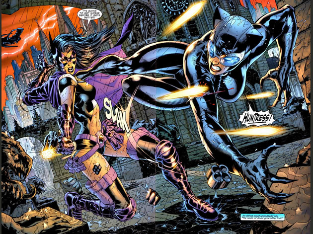 huntress vs. catwoman