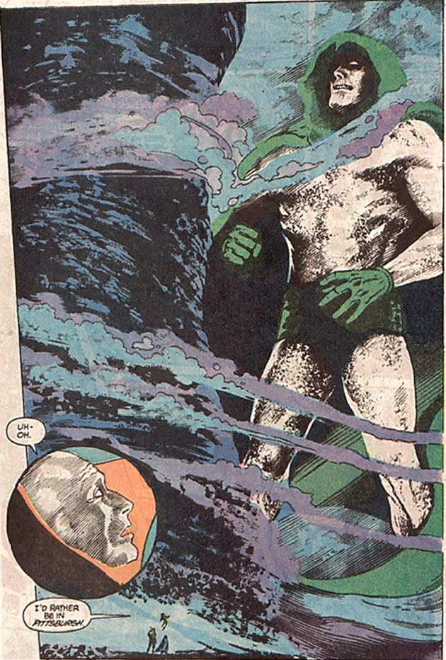 alan moore swamp thing : spectre vs. the giant finger