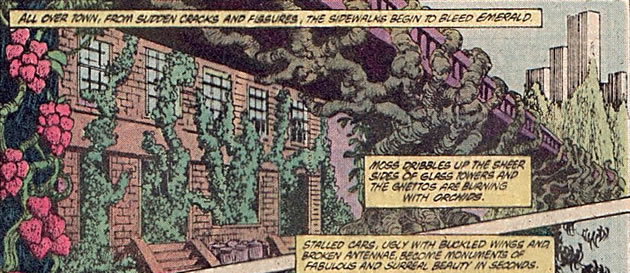 alan moore swamp thing : gotham overgrown with green