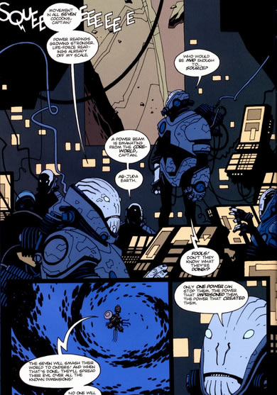 Hellboy Seed of Destruction : space based monitors