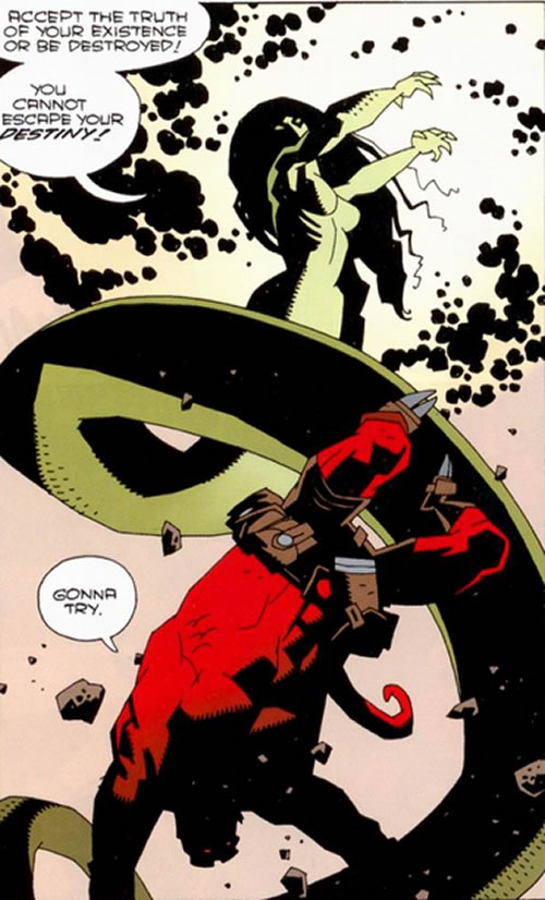 Hellboy Wake the Devil : hecate vs. hellboy