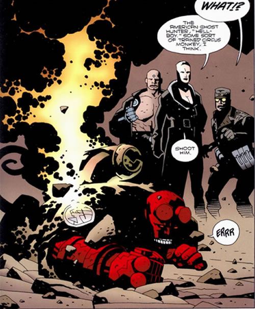 Hellboy Wake the Devil : crash landing