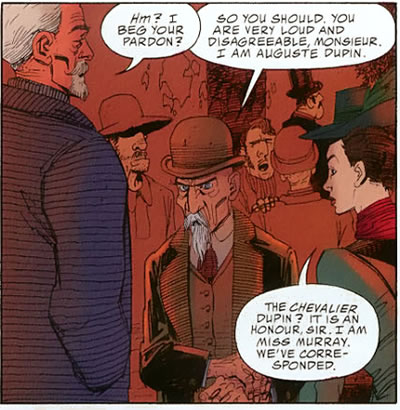 League of Extraordinary Gentlemen panel : dupin