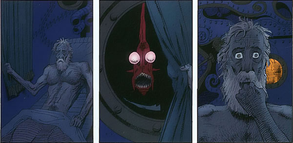 League of Extraordinary Gentlemen panel : fish look