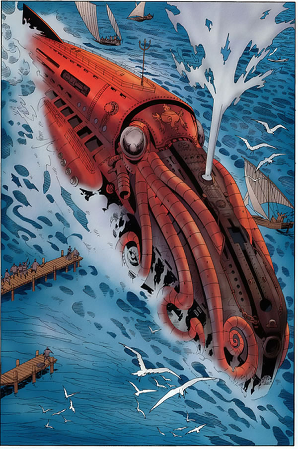 League of Extraordinary Gentlemen panel : nautilus