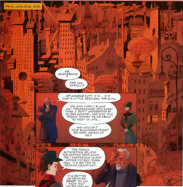 League of Extraordinary Gentlemen panel : paris