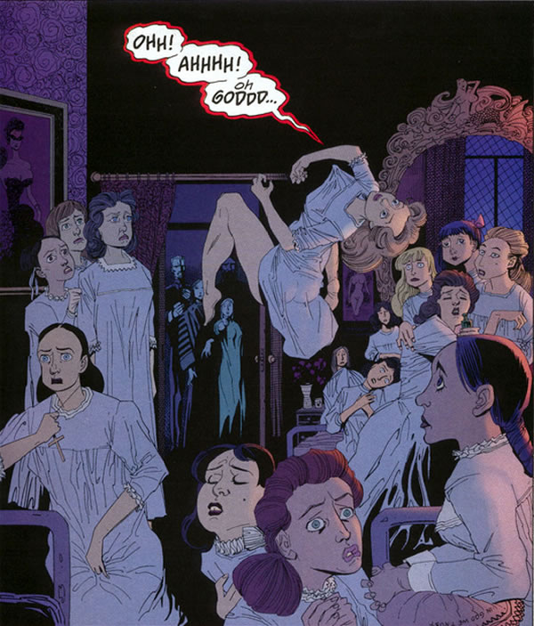 League of Extraordinary Gentlemen panel : invisible shag