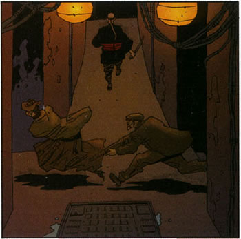 League of Extraordinary Gentlemen panel : hiding