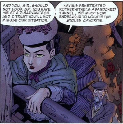 League of Extraordinary Gentlemen panel : upskirt
