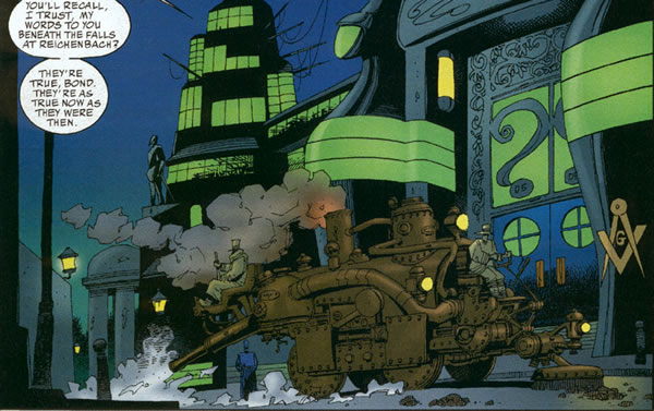 League of Extraordinary Gentlemen panel : street cleaner