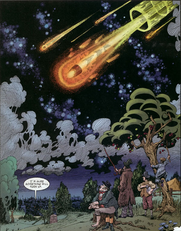 League of Extraordinary Gentlemen panel : meteor