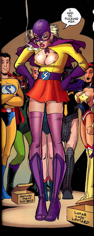 The Pro : nipple peek