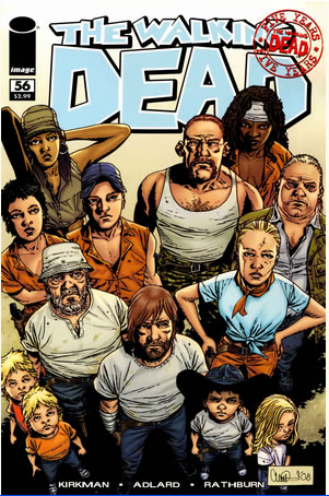 the walking dead no. 56 cover