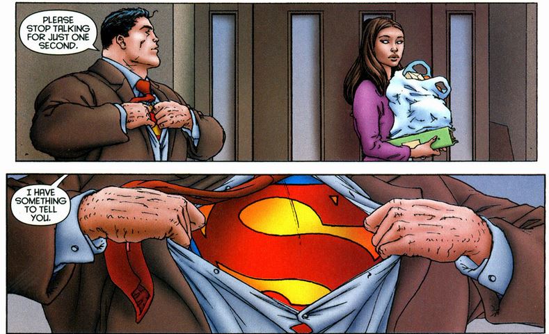 clark kent reveals that he is superman to lois lane