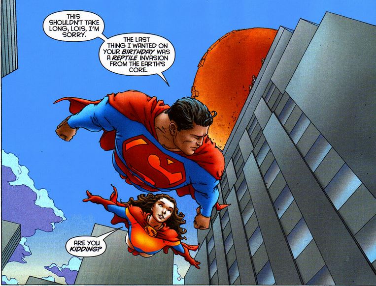 superman and superwoman