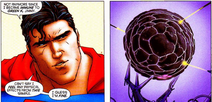 superman affected by black kryptonite